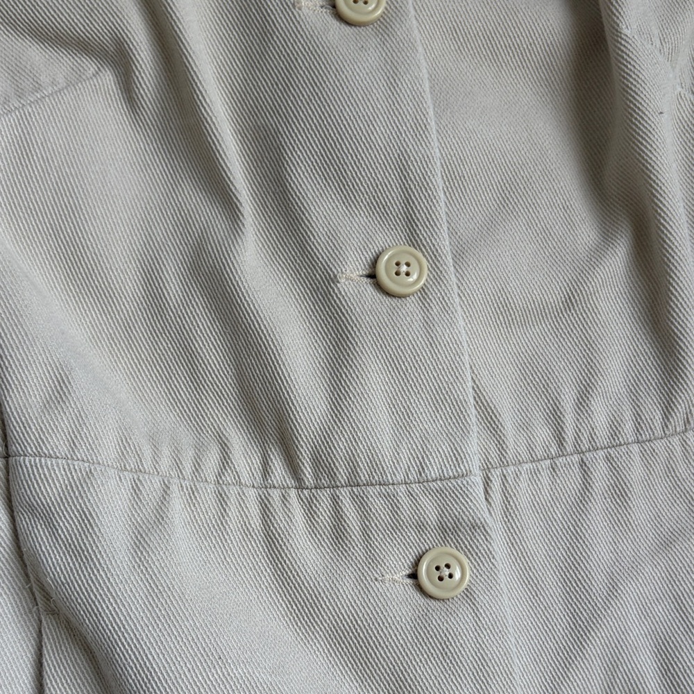 GAP Women's Lightweight Cream Utility Jacket - Picture 12 of 17